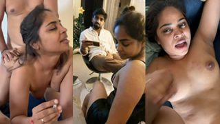 Marathi Mallu Gf Blowjob –  Painful Threesome Nude Fuck